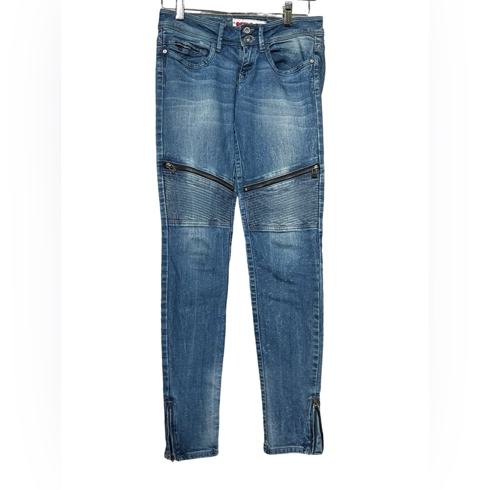 Retro Co. Low-Rise Denim Jegging Blue Women Size 26